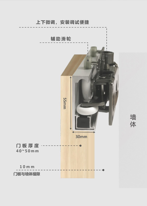 慕友无漆木门 · 节约空间 大气时尚的幽灵门